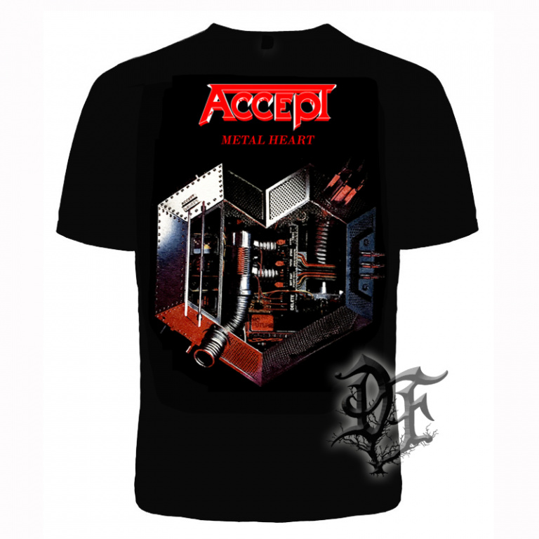 Футболка Accept metal heart