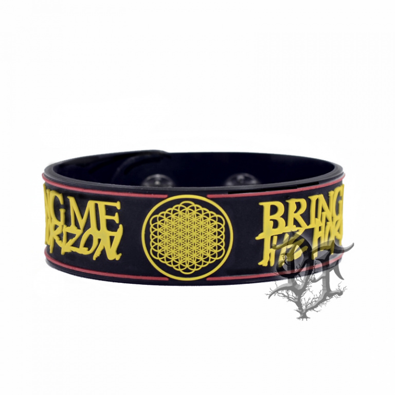 Браслет Bring me the horizon силиконовый с логотипом