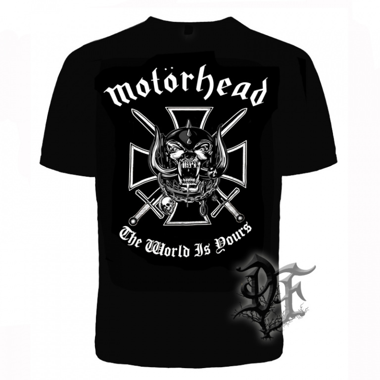 Футболка Motorhead логотип крест