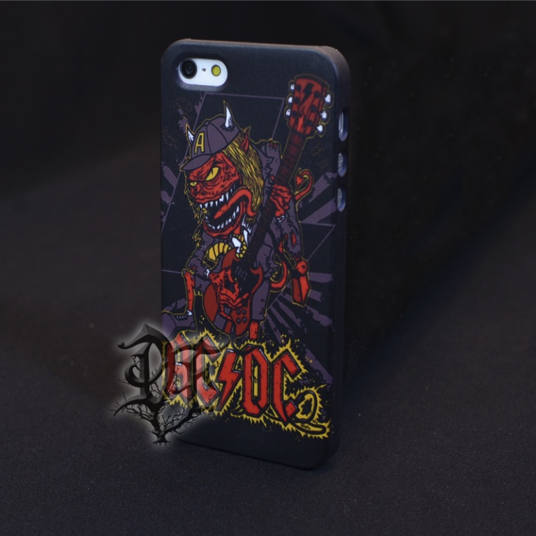 Чехол для  iPhone 5 ACDC чертик