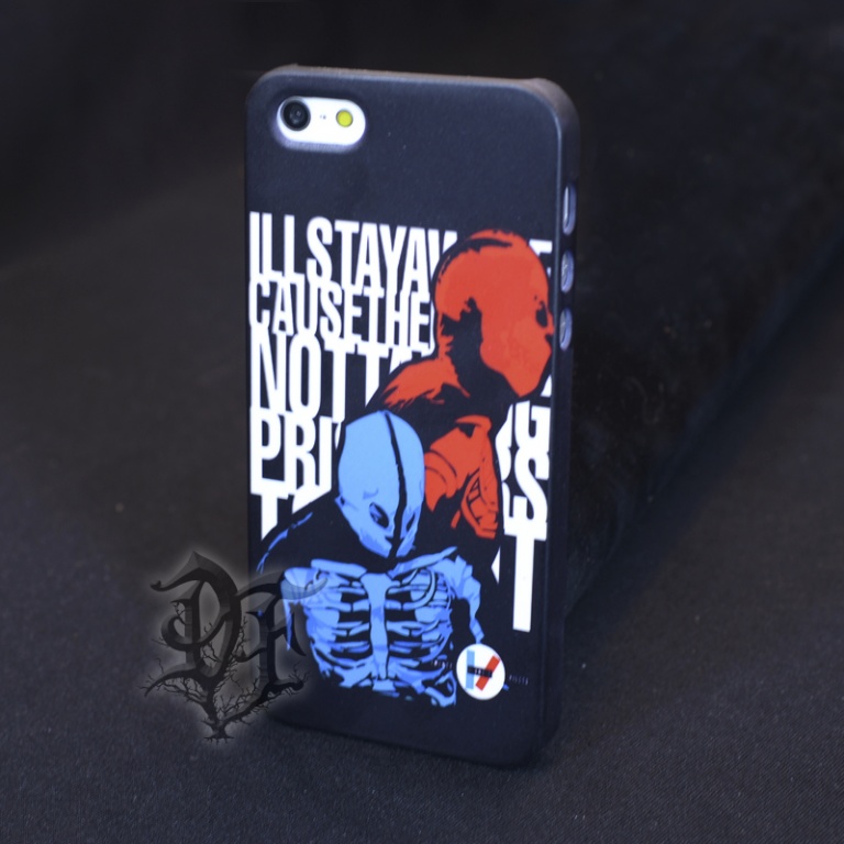 Чехол для  iPhone 5 Twenty One Pilots череп